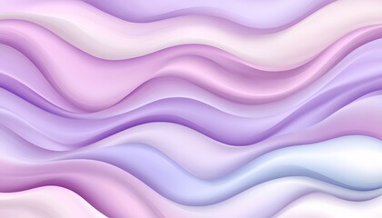 Obraz premium Abstract wavy design with pastel hues.