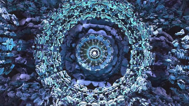 Mandala Light 01 - Fractal Landscapes H.264 high quality loop 