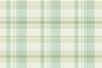 Decorative check tartan textile, mosaic pattern seamless background. Glamor plaid texture vector fabric in light and white colors.