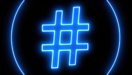 Obraz premium Exploring digital trends hashtags social media graphic design virtual environment creative viewpoint