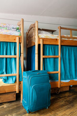Colourful art hostel in old town with budget-friendly dorms, painted walls, shared kitchen, urban...