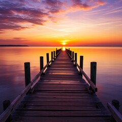 Obraz premium Sunset's Embrace