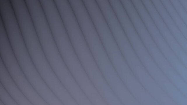 Soft, curved, parallel lines create an abstract, minimalistic pattern with a gradient of grayish-blue tones, Abstract texture Gradient motion Background.