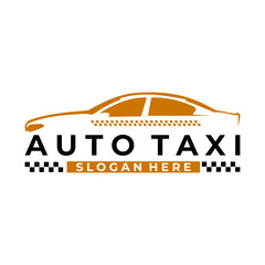 Elegant Taxi car logo design vector template. © PujiRahayu