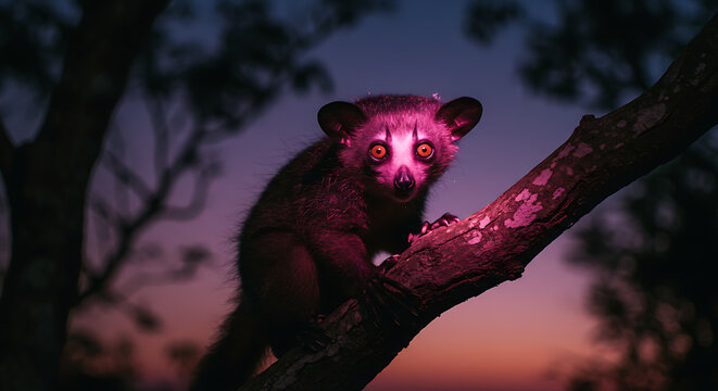 Spectral Lorises magical twilight gaze captivating beauty of nature unforgettable encounter