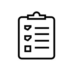 Checklist on Clipboard Icon
