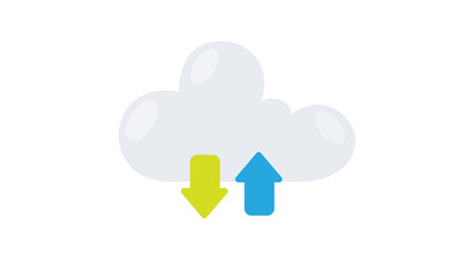 Cloud storage upload download data transfer seamless process simplified design