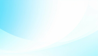 Fototapeta premium Light blue and white gradient background with curved lines, creating a smooth, flowing design