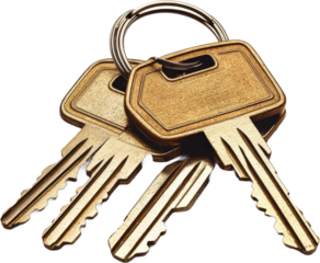 A Set of Brass House Keys