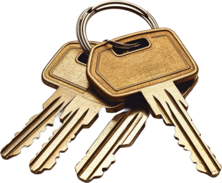 A Set of Brass House Keys