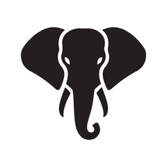 elephant head silhouette