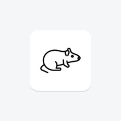 Rat, vector, pixel perfect, illustrator file