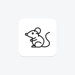 Fancy Mouse, vector, pixel perfect, illustrator file