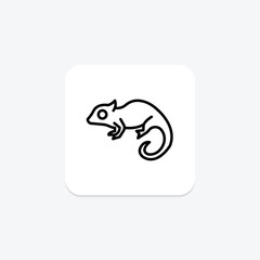 Chameleon, vector, pixel perfect, illustrator file