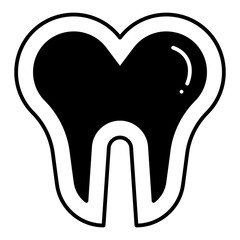 Dentin dualtone icon