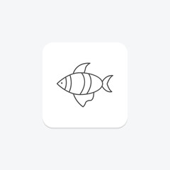 Clownfish, vector, pixel perfect, illustrator file