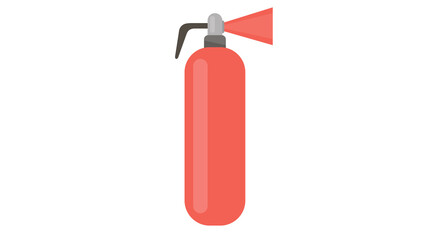 Red fire extinguisher safety first vital equipment protection preparedness
