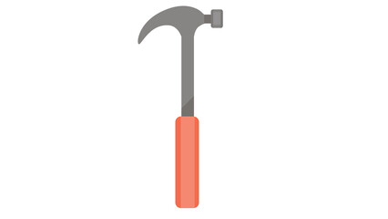 Classic claw hammer tool design strong and reliable construction work essential