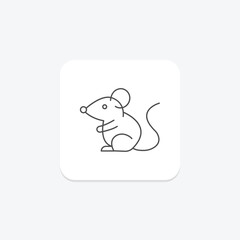 Fancy Mouse, vector, pixel perfect, illustrator file
