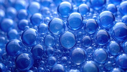 Closeup of bubbled glass surface with thick Imperfections