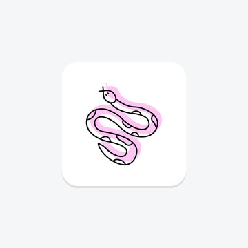 Ball Python, vector, pixel perfect, illustrator file