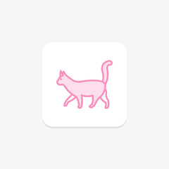 Cat, vector, pixel perfect, illustrator file