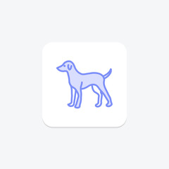 Dog, vector, pixel perfect, illustrator file