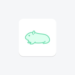 Guinea Pig, vector, pixel perfect, illustrator file