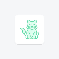 Persian Cat, vector, pixel perfect, illustrator file