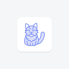 Maine Coon, vector, pixel perfect, illustrator file