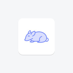 Chinchilla, vector, pixel perfect, illustrator file