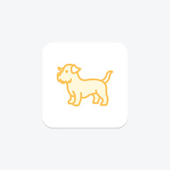 Norfolk Terrier, vector, pixel perfect, illustrator file