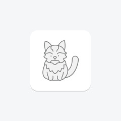 Maine Coon, vector, pixel perfect, illustrator file
