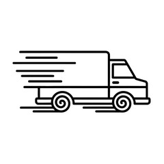 Fast Delivery Truck Icon