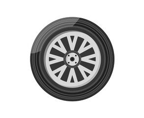 Obraz premium Vintage wheel collection with transparent background and graphic illustration showing retro transport style motorcycle tire icon automobile car symbol shape black design round clip art