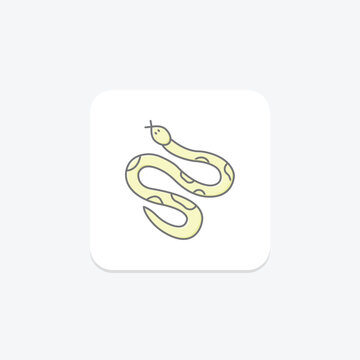 Ball Python, vector, pixel perfect, illustrator file