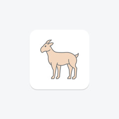 Goat, vector, pixel perfect, illustrator file