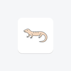 Blue Tongued Skink, vector, pixel perfect, illustrator file