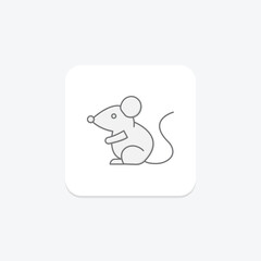 Fancy Mouse, vector, pixel perfect, illustrator file