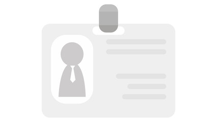 Clean modern ID card design perfect for your business needs simple elegant professional