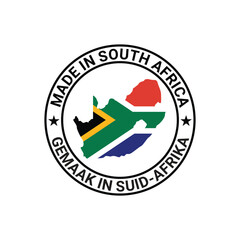 made in south africa circle identity design vector template