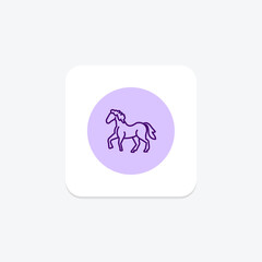 Miniature Horse, vector, pixel perfect, illustrator file