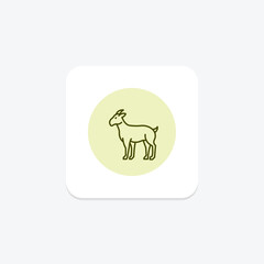 Goat, vector, pixel perfect, illustrator file