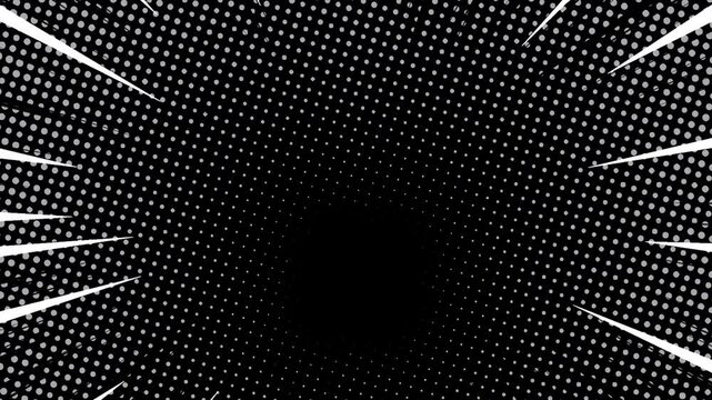 Black and white comic background, Comic dots background, Manga comic pop art background white, Comic background white