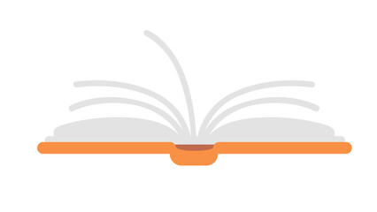 Open book pages fluttering inviting reading adventure knowledge discovery