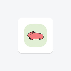 Guinea Pig, vector, pixel perfect, illustrator file
