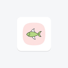 Tetra Fish, vector, pixel perfect, illustrator file