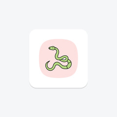 Milk Snake, vector, pixel perfect, illustrator file