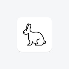Rabbit, vector, pixel perfect, illustrator file