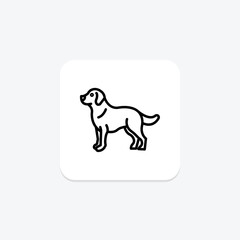 Golden Retriever, vector, pixel perfect, illustrator file
